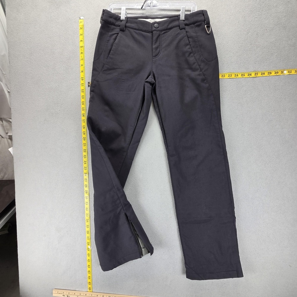 Oakley Pants Mens Medium Black Snow Softshell Insulated Zip Vents Ski Snowboard
